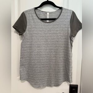 Lululemon Athletica Light Gray Top